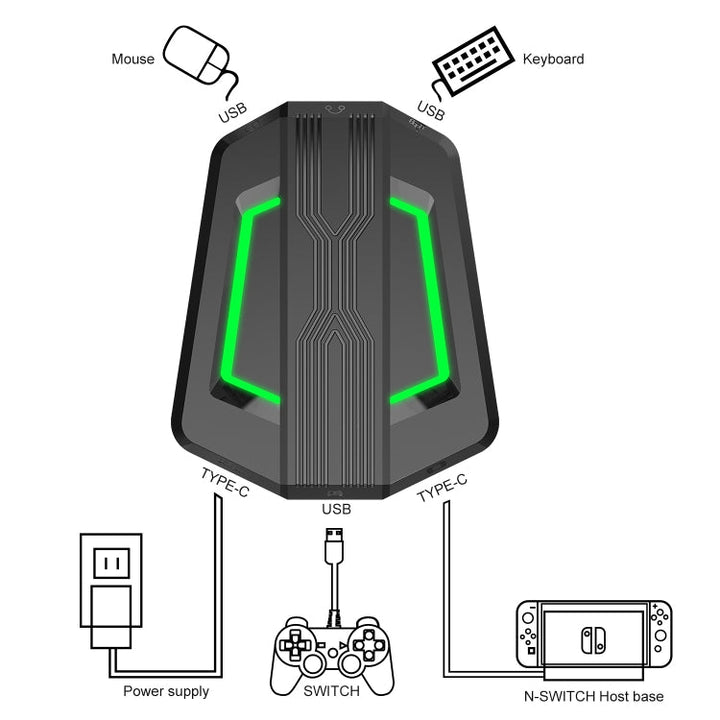 Lisslune | HXSJ P6 Keyboard Mouse Converter