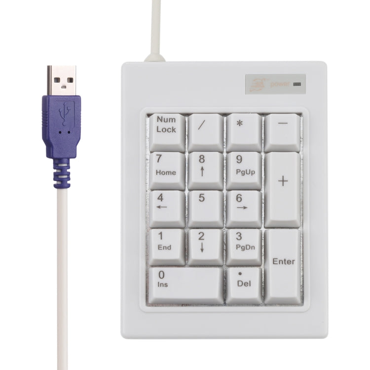 Lisslune | DX-17A 17-Key USB Wired Mechanical Black Switch Mini Keypad (Turquoise)