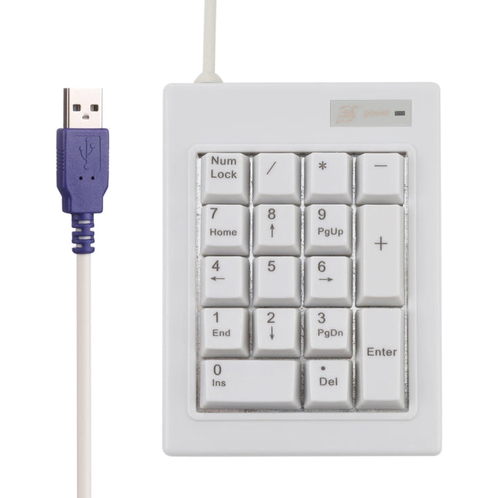 Lisslune | DX-17A 17-Key USB Wired Mechanical Black Switch Mini Keypad (Turquoise)