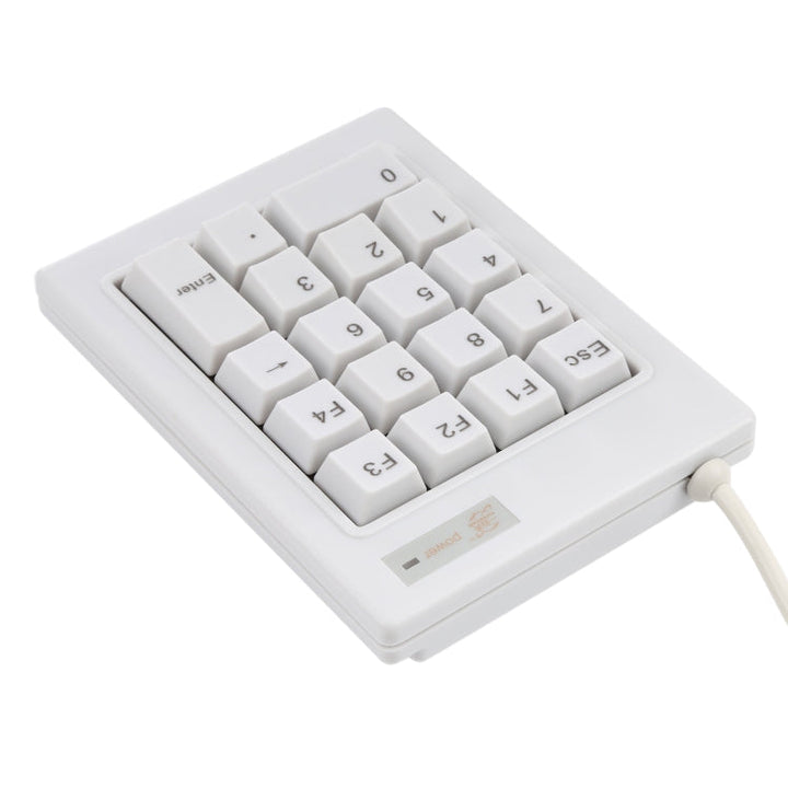 Lisslune | DX-18A 18-Key USB Wired Mechanical Black Switch Mini Numeric Keypad Keyboard (White)