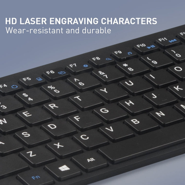 Lisslune | MKESPN 8022 2.4G Scissor Foot Ultra-slim Wireless Keyboard + Mouse Set
