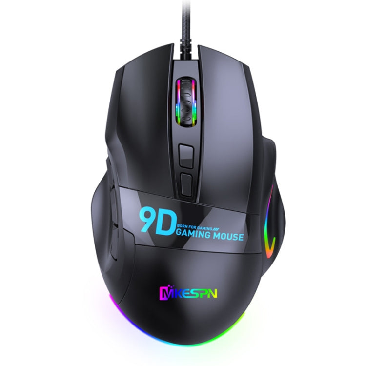 Lisslune | MKESPN X10 9-Button RGB Wired Full-Speed Macro Definition Gaming Mouse