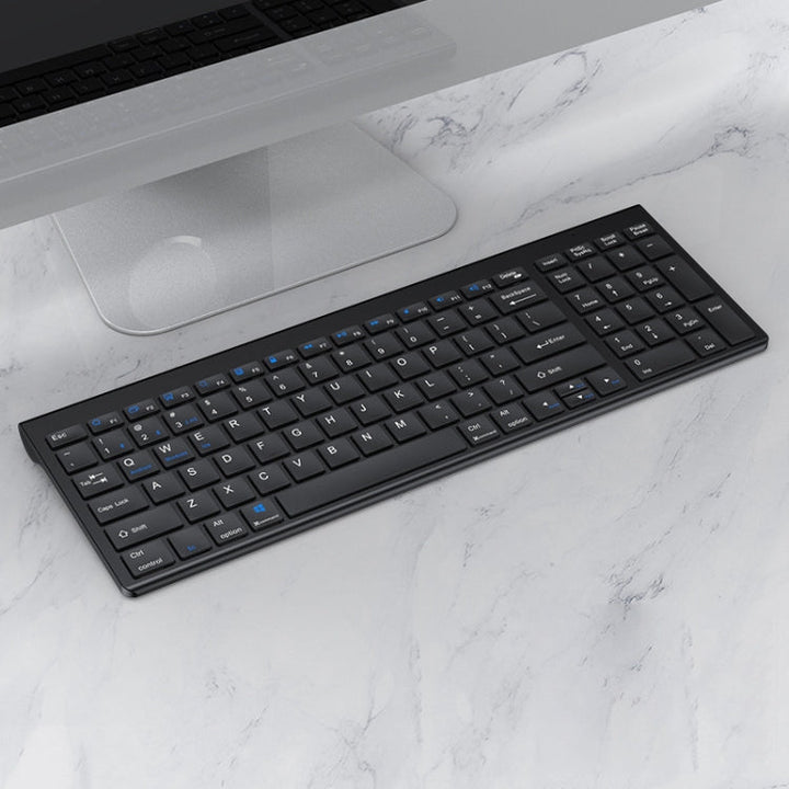Lisslune | 109 Three-Mode Wireless Bluetooth Keyboard (Black)