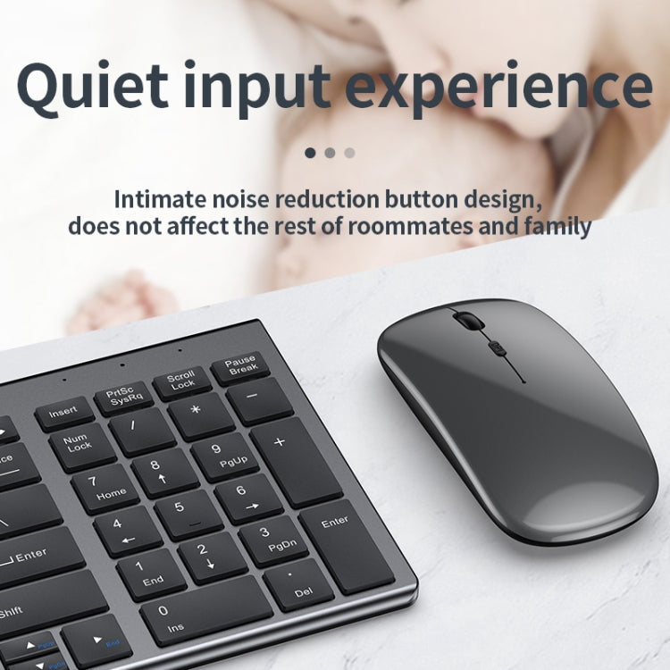 Lisslune | 109 Three-Mode Wireless Bluetooth Keyboard (Gun Metal)