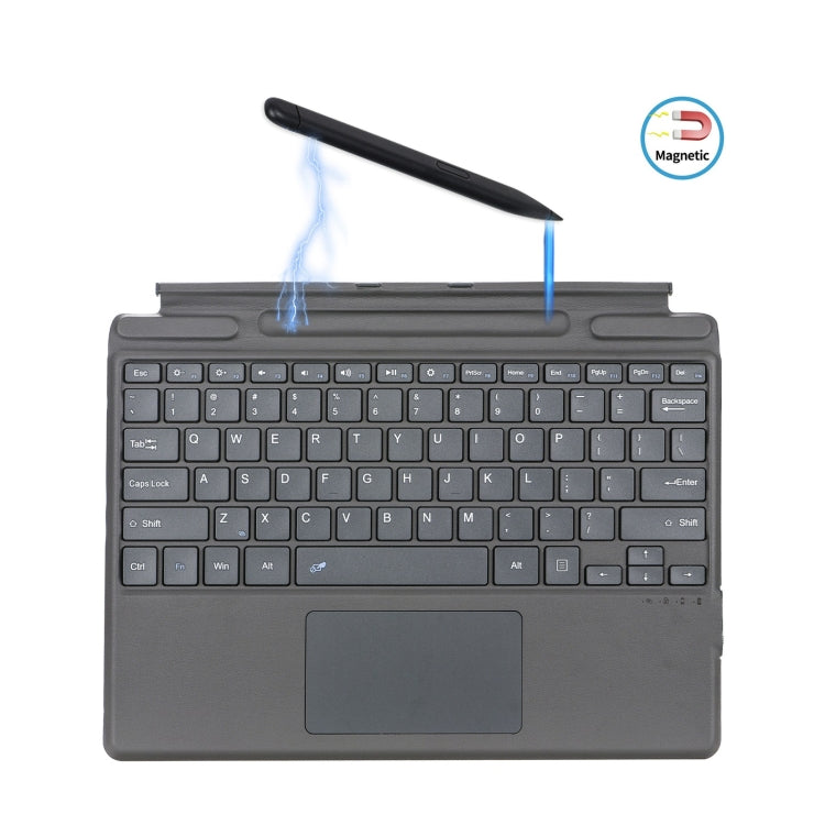 Lisslune | For Microsoft Surface Pro 8 / Pro X Tablet Bluetooth Keyboard Leather Case with Pen Slot