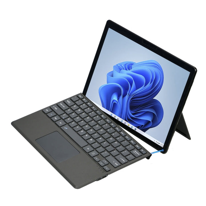 Lisslune | For Microsoft Surface Pro 8 / Pro X Tablet Bluetooth Keyboard Leather Case with Pen Slot