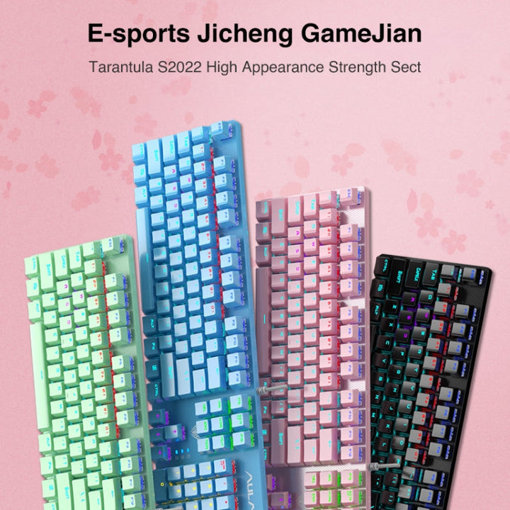 Lisslune | AULA S2022 USB Wired Mechanical Keyboard (Black)