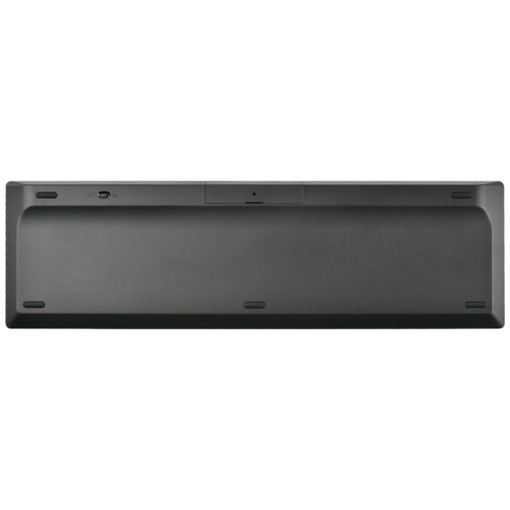 Lisslune | 169 2.4Ghz + Bluetooth Dual Mode Wireless Keyboard, Compatible with iSO & Android & Windows (Black)