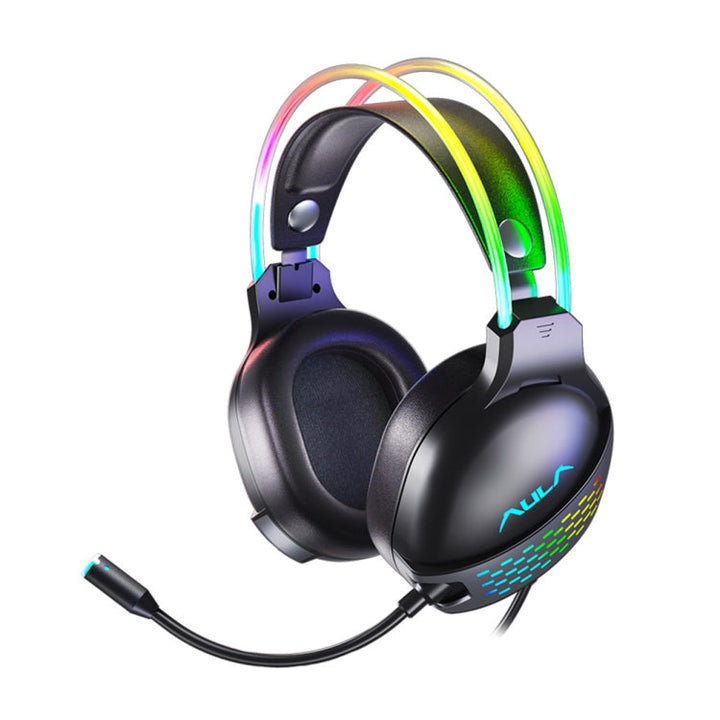 Lisslune | AULA S503 Headset RGB Wired Gaming Headphones