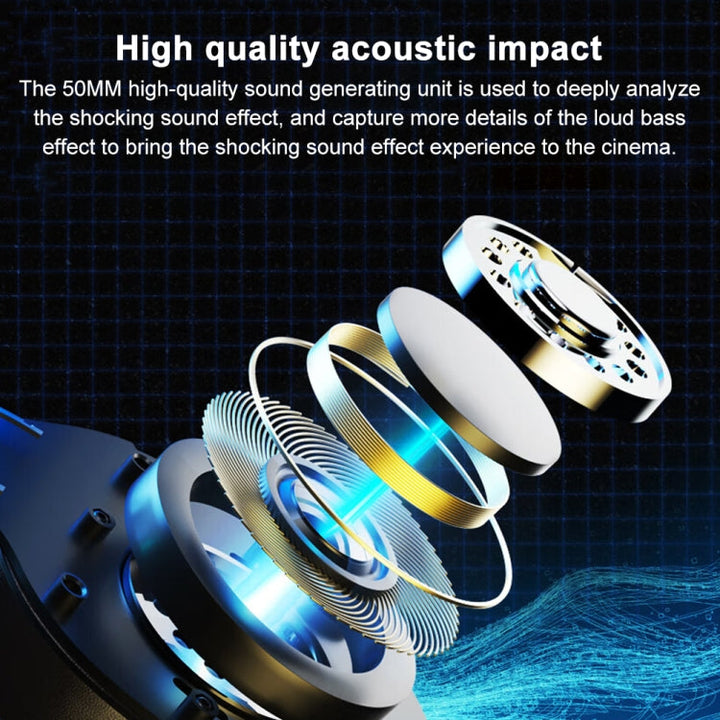 Lisslune | AULA S503 Headset RGB Wired Gaming Headphones