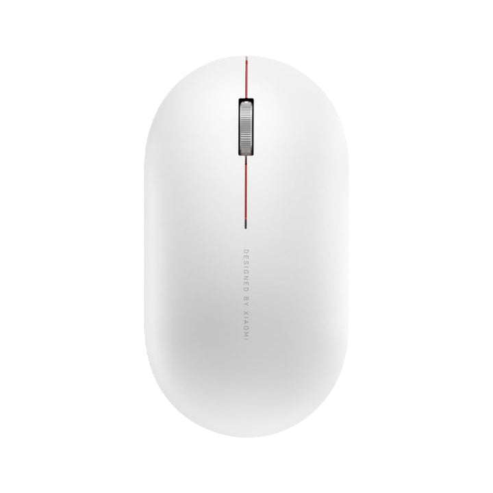 Lisslune | Original Xiaomi 2.4GHz 125HZ 1000DPI Rechargeable Ultra-thin Computer Mouse 2(White)