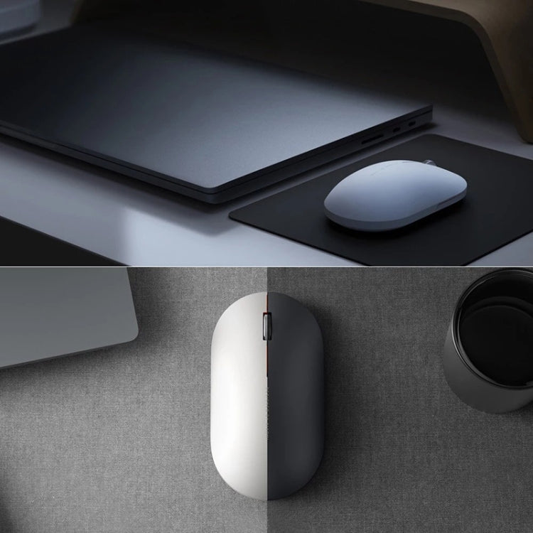 Lisslune | Original Xiaomi 2.4GHz 125HZ 1000DPI Rechargeable Ultra-thin Computer Mouse 2(White)