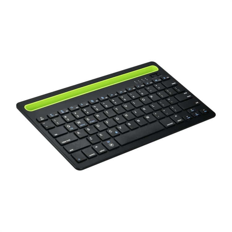 Lisslune | B908 Ultra-slim 78 Keys Bluetooth Wireless Keyboard with Concave Phone Holder (Black)
