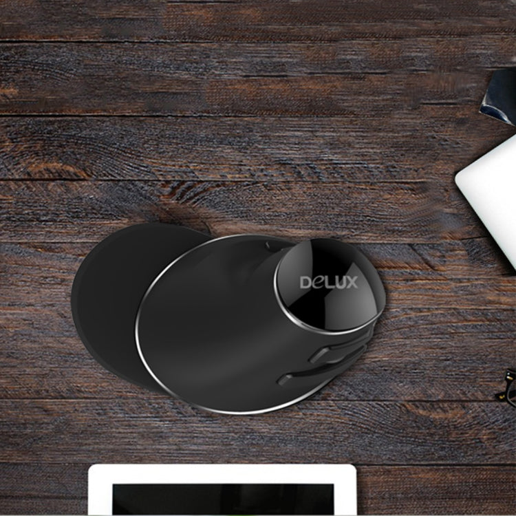 Lisslune | DELUX M618 Plus 2.4G 1600DPI Wireless Portable Vertical Ergonomic Mouse