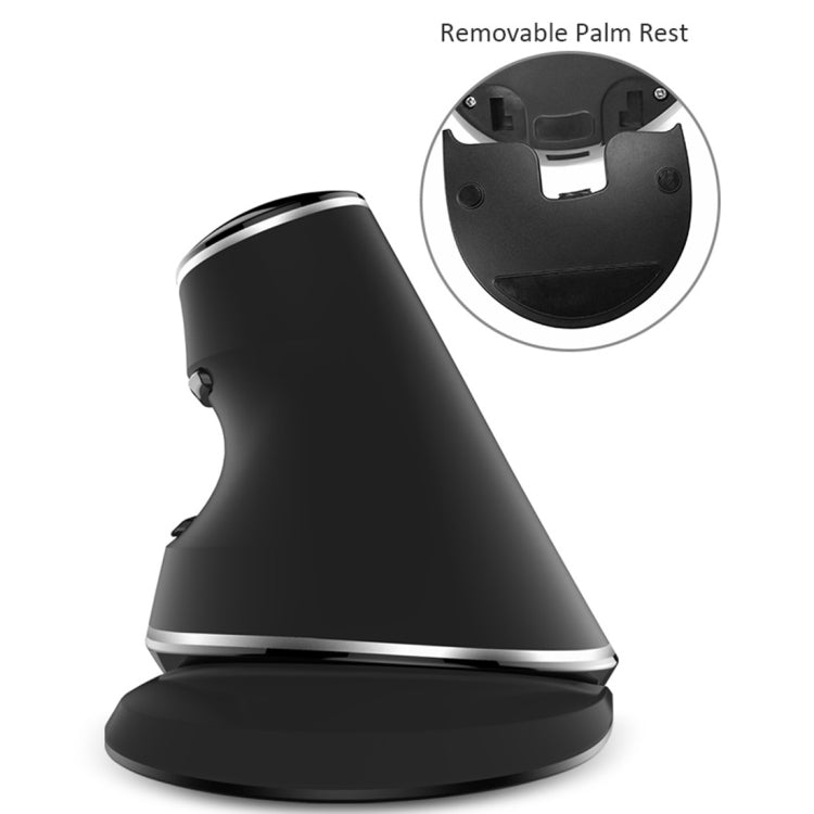 Lisslune | DELUX M618 Plus 2.4G 1600DPI Wireless Portable Vertical Ergonomic Mouse