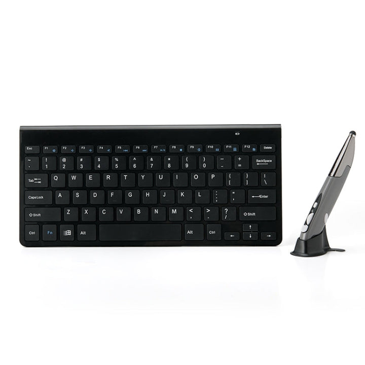 Lisslune | KM-909 2.4GHz Smart Stylus Pen Wireless Optical Mouse + Wireless Keyboard Set (Black)