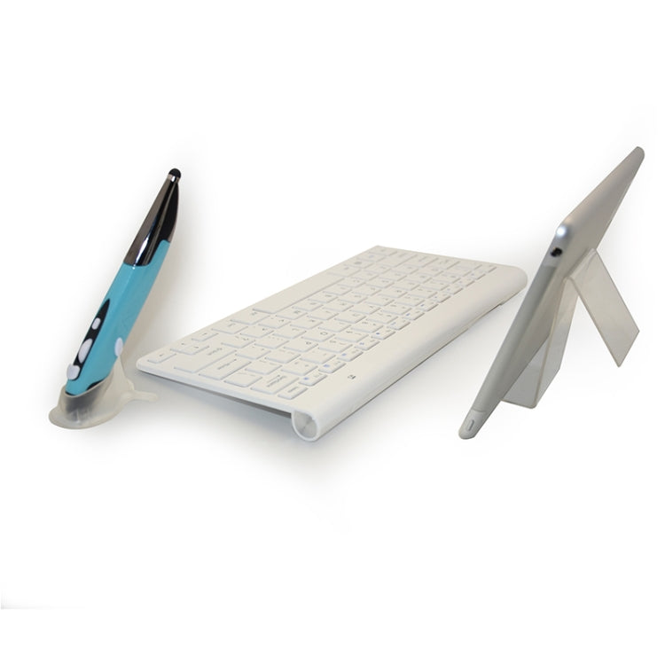 Lisslune | KM-909 2.4GHz Smart Pen wireless optical mouse + wireless keyboard set (White)
