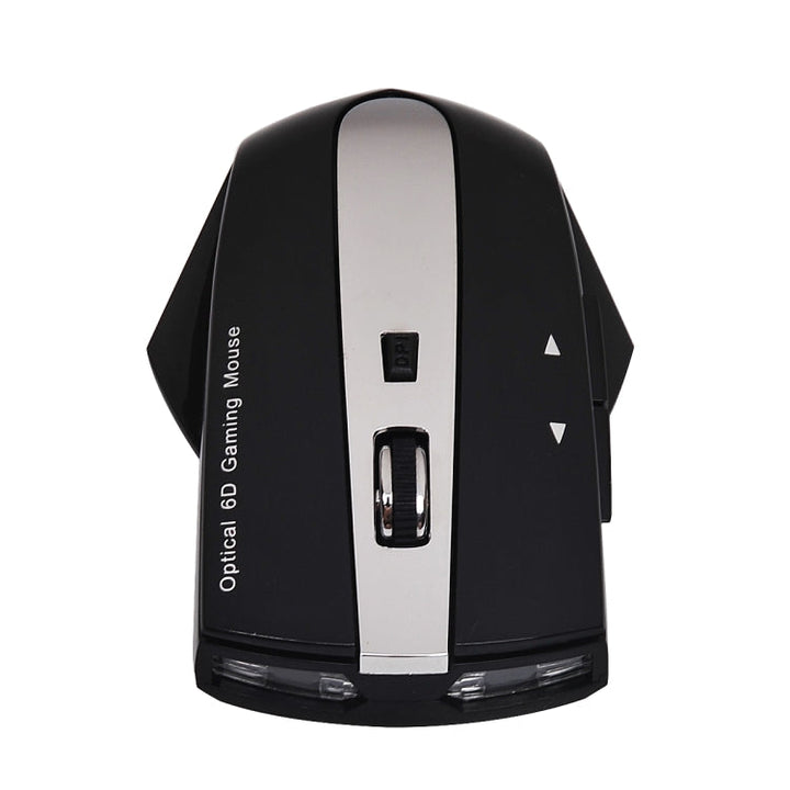 Lisslune | MZ-011 2.4GHz 1600DPI Wireless rechargeable optical mouse with HUB function (Black)