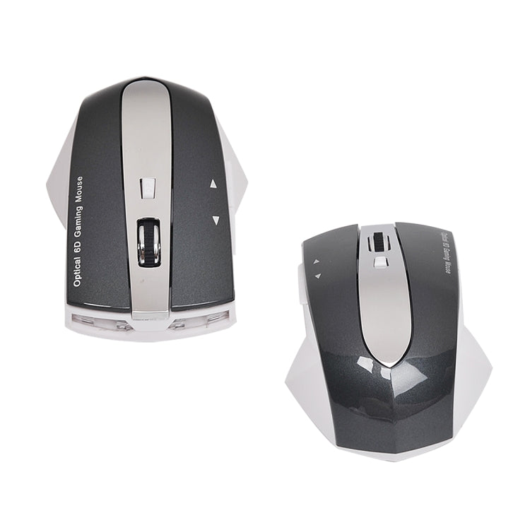 Lisslune | MZ-011 2.4GHz 1600DPI Wireless Rechargeable Optical Mouse with HUB Function (White + Royal Blue)
