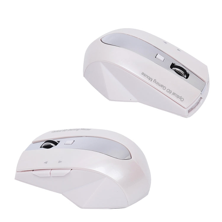 Lisslune | MZ-011 2.4GHz 1600DPI Wireless rechargeable optical mouse with HUB function (Pearl White)