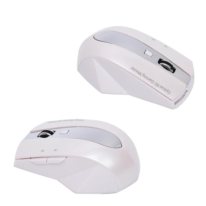 Lisslune | MZ-011 2.4GHz 1600DPI Wireless rechargeable optical mouse with HUB function (Pearl White)