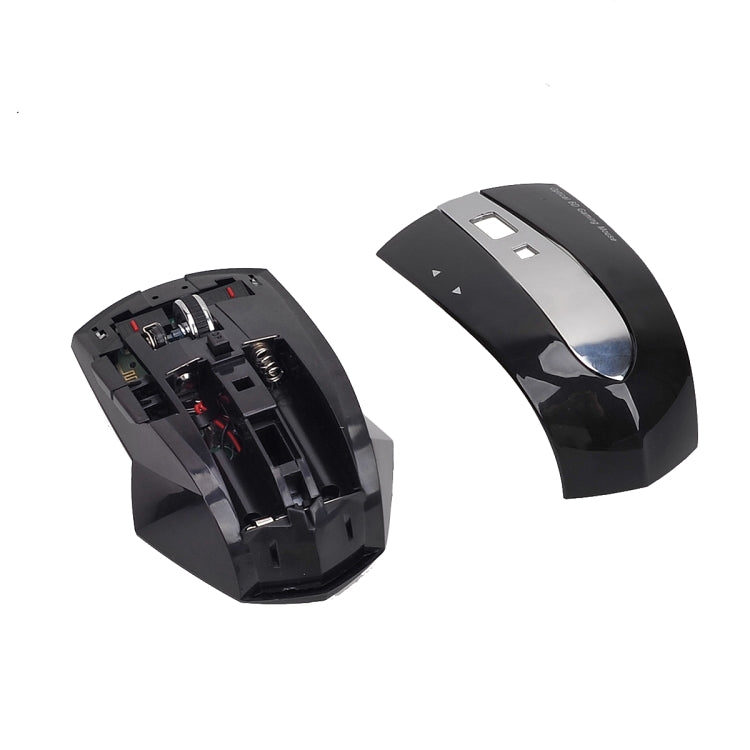 Lisslune | MZ-011 2.4GHz 1600DPI Wireless Rechargeable Optical Mouse with HUB Function (White + Royal Blue)