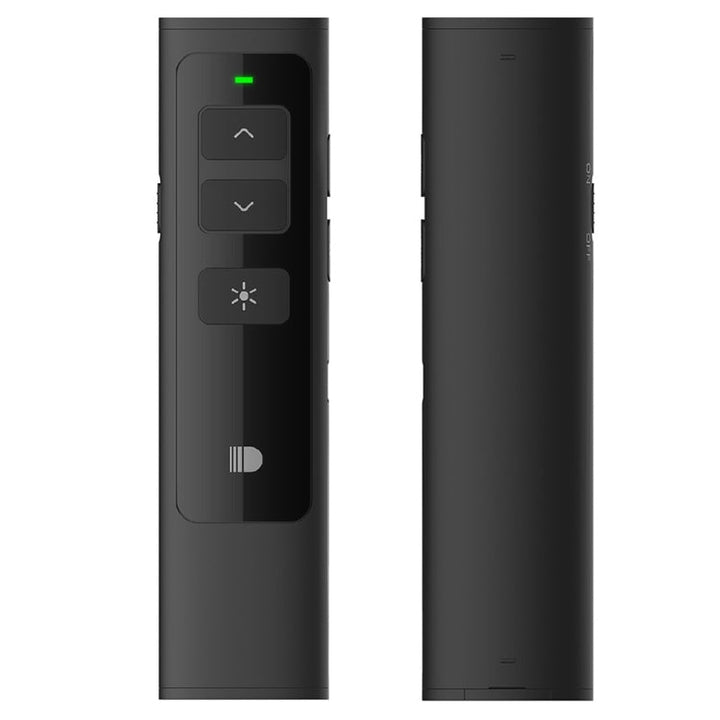 Lisslune | Doosl DSIT013 2.4GHz rechargeable PowerPoint presentation remote control multifunctional laser pointer for PowerPoint / Keynote / Prezi, control range: 100m (Black)