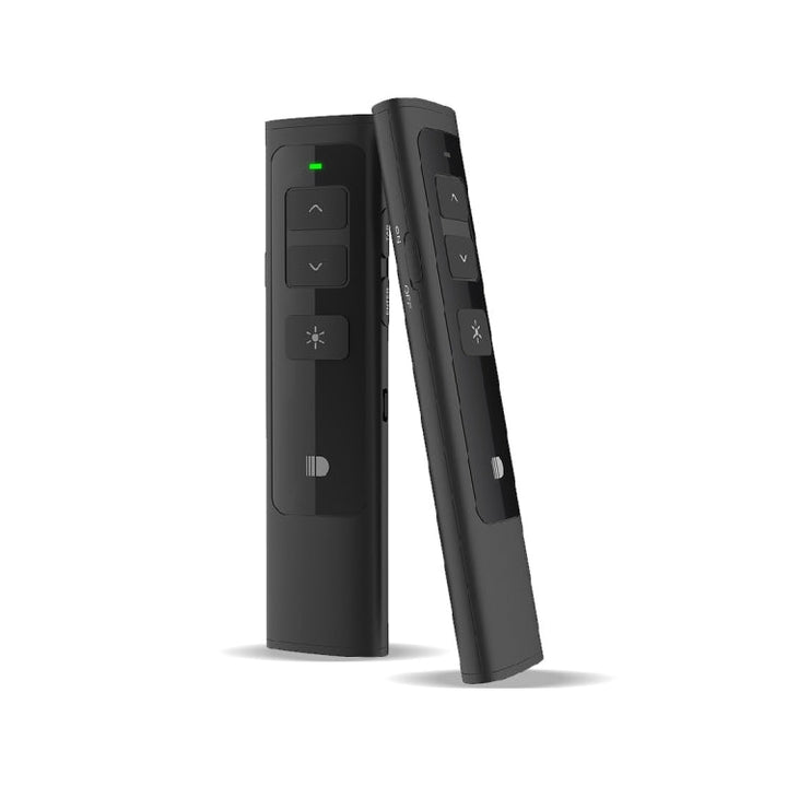 Lisslune | Doosl DSIT013 2.4GHz rechargeable PowerPoint presentation remote control multifunctional laser pointer for PowerPoint / Keynote / Prezi, control range: 100m (Black)