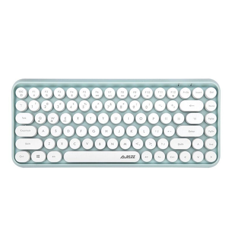 Lisslune | Ajazz 308I Tablet Mobile Phone Computer Home Office Wireless Keyboard (Green)