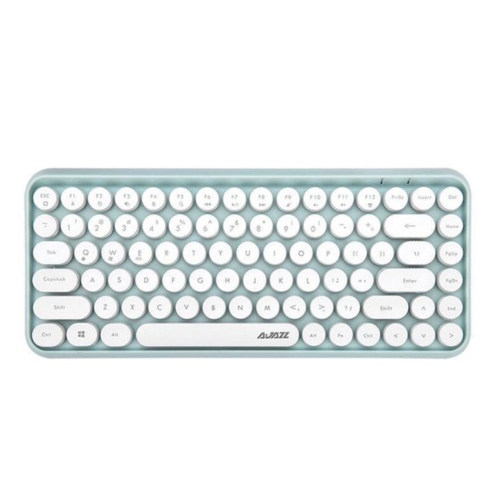 Lisslune | Ajazz 308I Tablet Mobile Phone Computer Home Office Wireless Keyboard (Green)