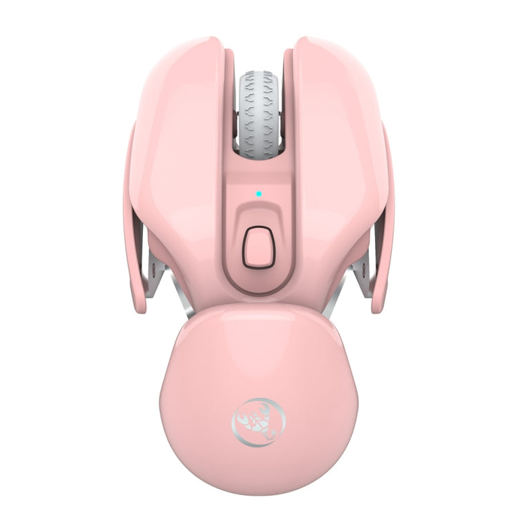 Lisslune | HXSJ T37 2.4GHz 1600dpi 3-Mode Adjustable Wireless Silent Mouse (Pink)