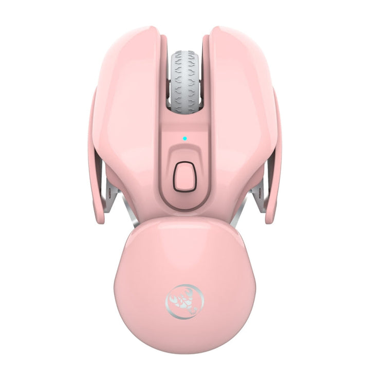 Lisslune | HXSJ T37 2.4GHz 1600dpi 3-Mode Adjustable Wireless Silent Mouse (Pink)