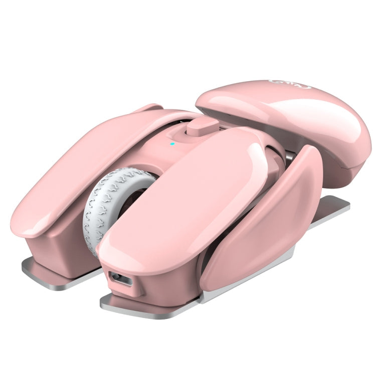 Lisslune | HXSJ T37 2.4GHz 1600dpi 3-Mode Adjustable Wireless Silent Mouse (Pink)