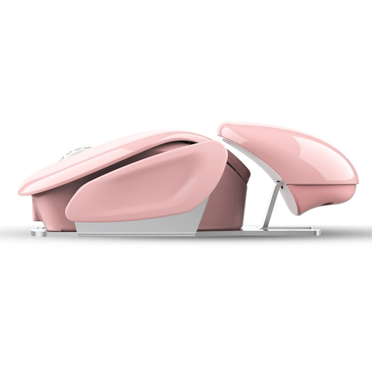 Lisslune | HXSJ T37 2.4GHz 1600dpi 3-Mode Adjustable Wireless Silent Mouse (Pink)