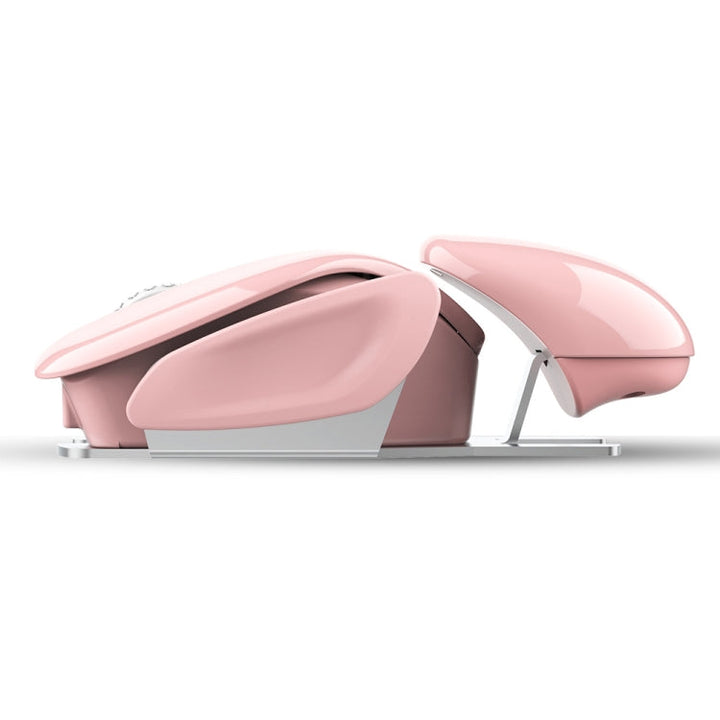 Lisslune | HXSJ T37 2.4GHz 1600dpi 3-Mode Adjustable Wireless Silent Mouse (Pink)