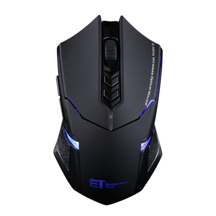 Lisslune | ET X-08 7-Button 2400DPI 2.4G Wireless Silent Gaming Mouse with USB Receiver & Colorful Backlighting (Black)