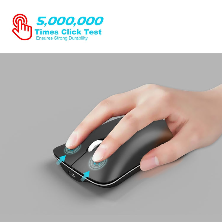 Lisslune | HXSJ T23 Bluetooth + 2.4GHz Wireless Dual Modes 4-Button 1600 DPI Adjustable Ergonomic Optical Mouse