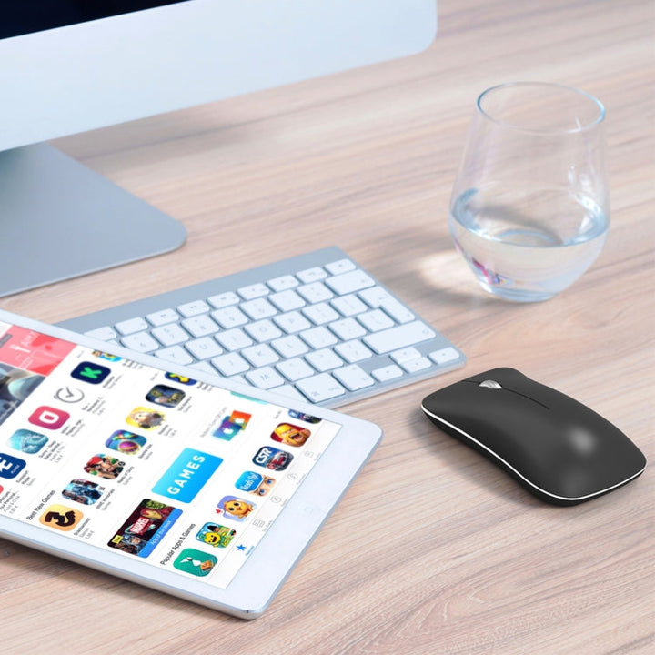 Lisslune | HXSJ T23 Bluetooth + 2.4GHz Wireless Dual Modes 4-Button 1600 DPI Adjustable Ergonomic Optical Mouse