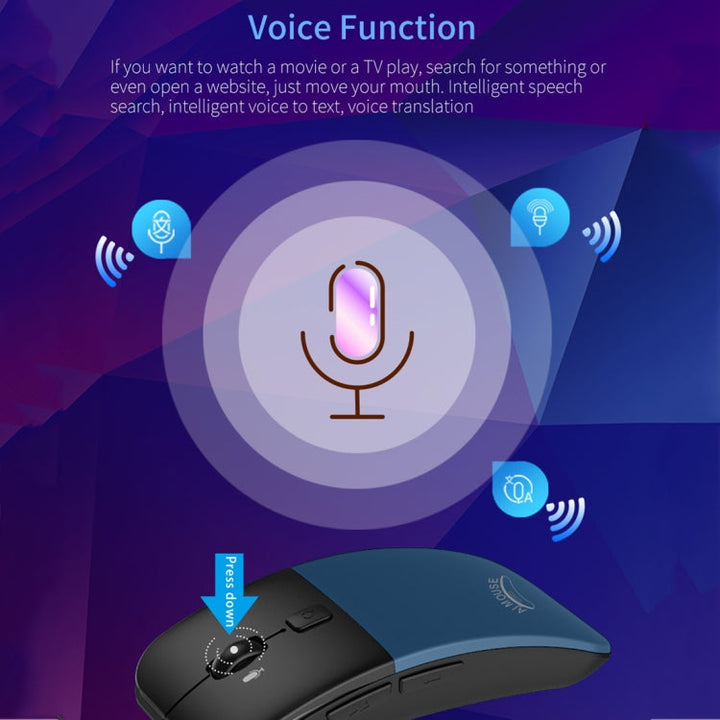 Lisslune | Boeleo BM01 Smart Voice Language Translation Wireless Mouse (Blue)