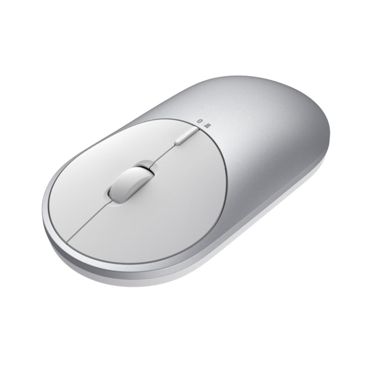 Lisslune | Original Xiaomi Portable Mouse 2 Optical Wireless Bluetooth 4.2 RF 2.4GHz 4000DPI Adjustable Dual-Mode Mouse (Silver)