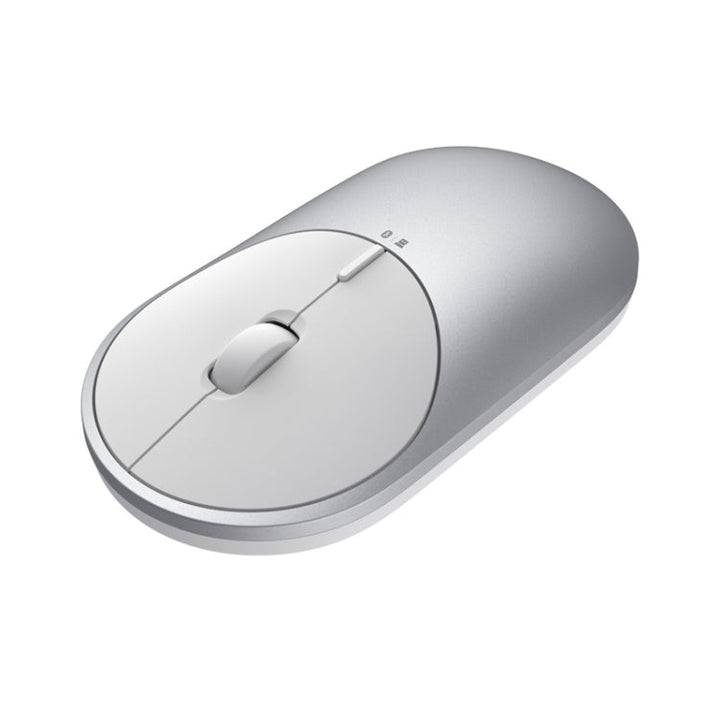 Lisslune | Original Xiaomi Portable Mouse 2 Optical Wireless Bluetooth 4.2 RF 2.4GHz 4000DPI Adjustable Dual-Mode Mouse (Silver)
