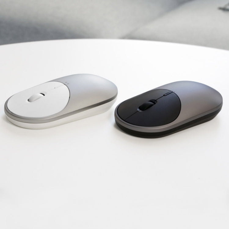 Lisslune | Original Xiaomi Portable Mouse 2 Optical Wireless Bluetooth 4.2 RF 2.4GHz 4000DPI Adjustable Dual-Mode Mouse (Silver)
