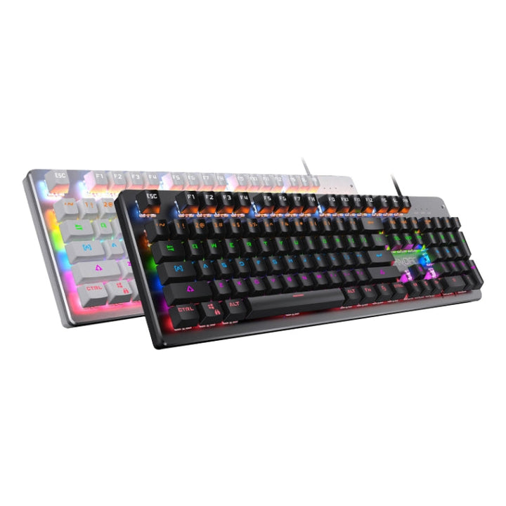 Lisslune | YINDIAO Classic Square Key Mix Light USB Mechanical Gaming Wired Keyboard, Blue Switch (Black)