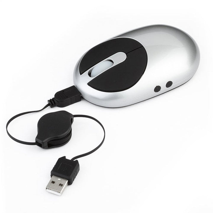 Lisslune | MZ-012 2.4G 1200 DPI Wireless Rechargeable Optical Mouse with 3 Ports USB HUB / Charging Dock (Silver)