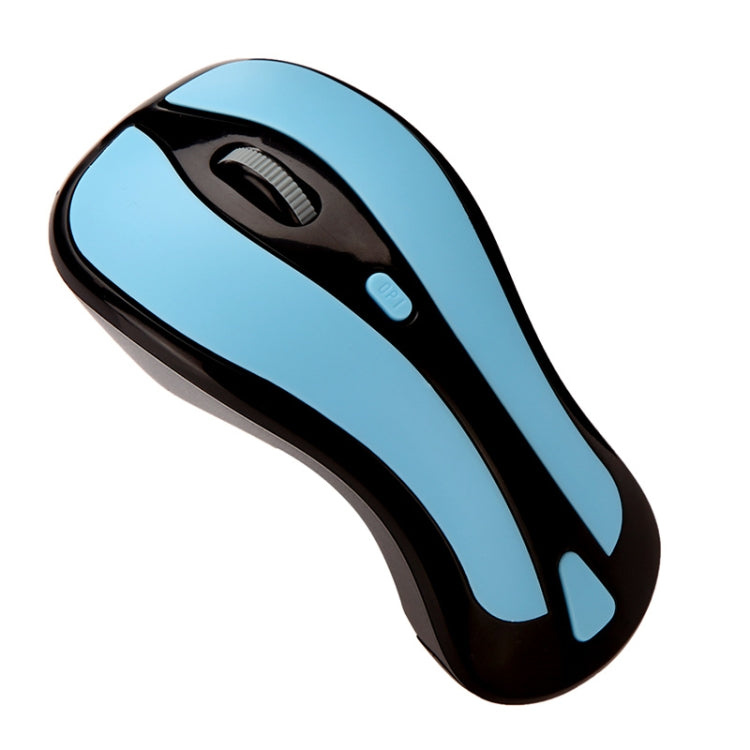 Lisslune | PR-01 6D Gyroscope Fly Air Mouse 2.4G USB Receiver 1600 DPI Wireless Optical Mouse for Computer PC Android Smart TV Box (Blue + Black)