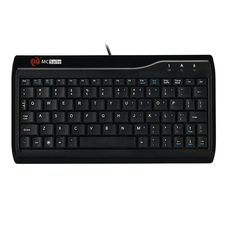 Lisslune | MC Saite MC-8017 Wired 78-Key Mini Multimedia Computer Keyboard (Black)