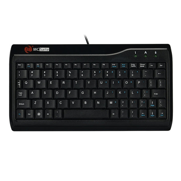 Lisslune | MC Saite MC-8017 Wired 78-Key Mini Multimedia Computer Keyboard (Black)