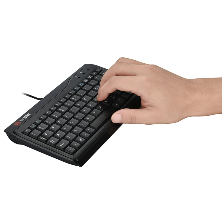 Lisslune | MC Saite MC-8017 Wired 78-Key Mini Multimedia Computer Keyboard (Black)