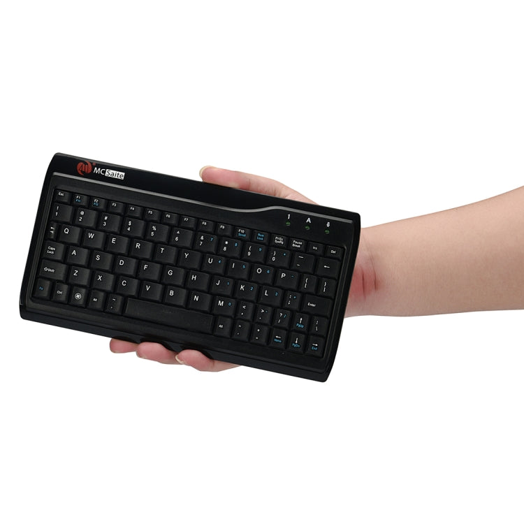 Lisslune | MC Saite MC-8017 Wired 78-Key Mini Multimedia Computer Keyboard (Black)