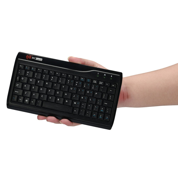 Lisslune | MC Saite MC-8017 Wired 78-Key Mini Multimedia Computer Keyboard (Black)